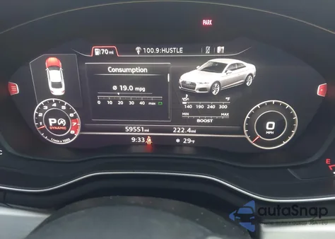 2019 Audi S5 3.0T Premium from USA, damaged, VIN WAUR4AF59KA010122